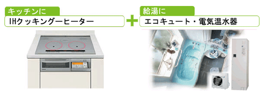 オール電化　エコキュート